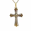Pendentif Croix Or Jaune 18 k