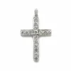 Pendentif Croix Platine et Diamants