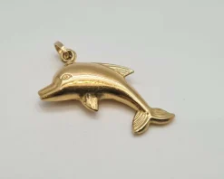 Pendentif dauphin en Or jaune