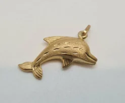 Pendentif dauphin en Or jaune