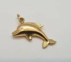 Pendentif dauphin en Or jaune