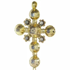 Pendentif diamant en or