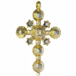 Pendentif diamant en or