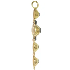 Pendentif diamant en or