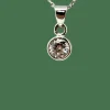 PENDENTIF DIAMANT OR BLANC