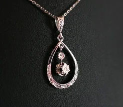 Pendentif Diamant, Or Blanc