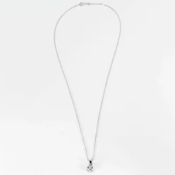 PENDENTIF DIAMANT OR BLANC