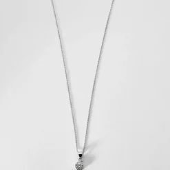 PENDENTIF DIAMANT OR BLANC