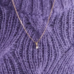 Pendentif Diamant Or Jaune