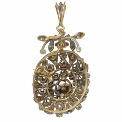 Pendentif diamant victorien