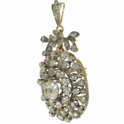 Pendentif diamant victorien