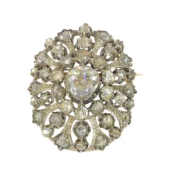 Pendentif diamant victorien
