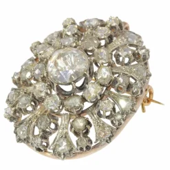 Pendentif diamant victorien