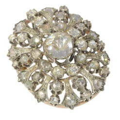 Pendentif diamant victorien