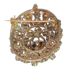 Pendentif diamant victorien
