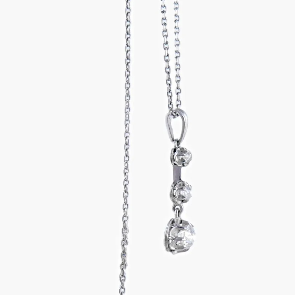 Pendentif Diamants 1900 sur chaîne