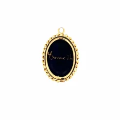Pendentif Emaux d'art or jaune