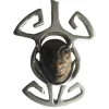 Pendentif en Argent & Pierre Œil de Tigre