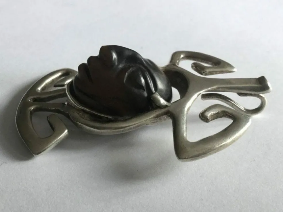 Pendentif en Argent & Pierre Œil de Tigre