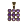 Pendentif en or, améthyste