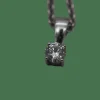 Pendentif en or blanc diamant