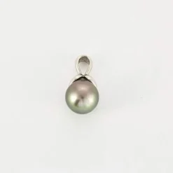 Pendentif en or blanc et perle de Tahiti