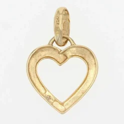 Pendentif en or diamant coeur