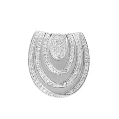 Pendentif en or gris et diamants