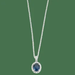 Pendentif en or gris et diamants