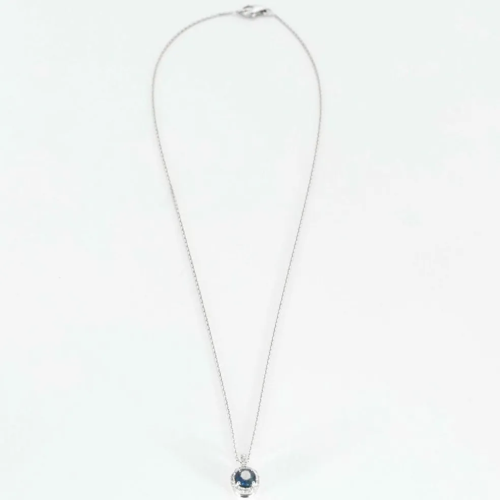Pendentif en or gris et diamants