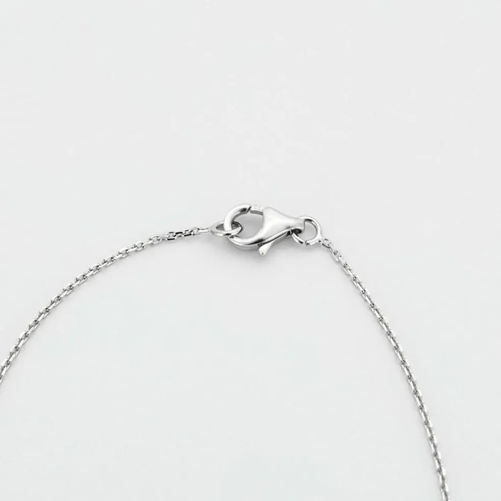 Pendentif en or gris et diamants