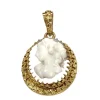 Pendentif en Or jaune & camée