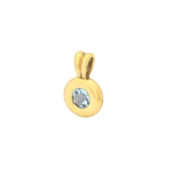 Pendentif en or jaune et Topaze