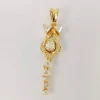 Pendentif en or jaune et diamants