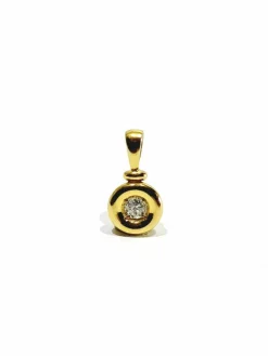 Pendentif en or jaune et diamant