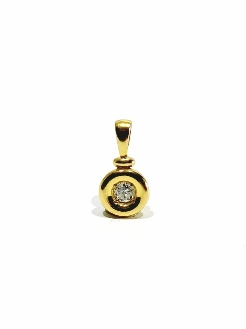 Pendentif en or jaune et diamant