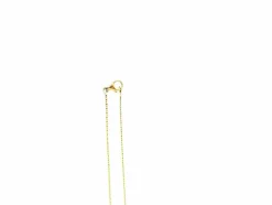 Pendentif et chaîne or jaune diamants