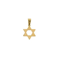 Pendentif Etoile de David en or jaune