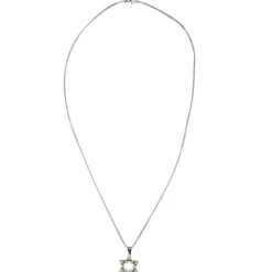 Pendentif Etoile Diamants et sa chaîne