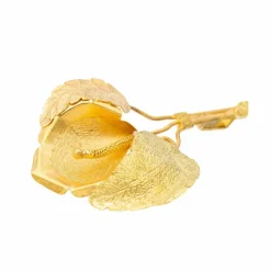 Pendentif Feuille Or jaune