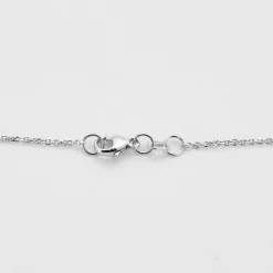 Pendentif Fleur en or gris et diamants