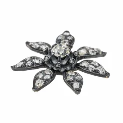 Pendentif Fleur Or jaune Diamant
