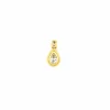 Pendentif Goutte Or Jaune 18k & Diamant