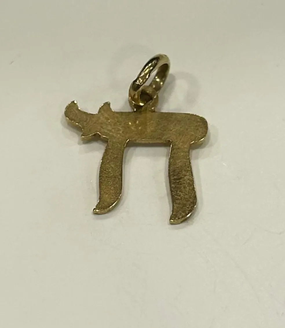 Pendentif HAÏ or jaune
