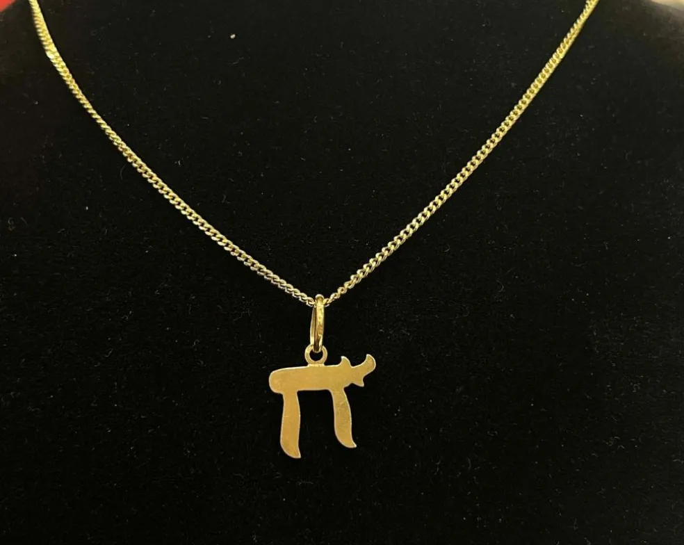 Pendentif HAÏ or jaune