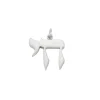 Pendentif Hai or blanc