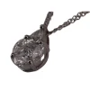 Pendentif illusion diamants poires or blanc