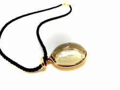 Pendentif imposante citrine