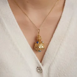 Pendentif lanterne Or jaune