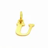 Pendentif Lettre Or jaune